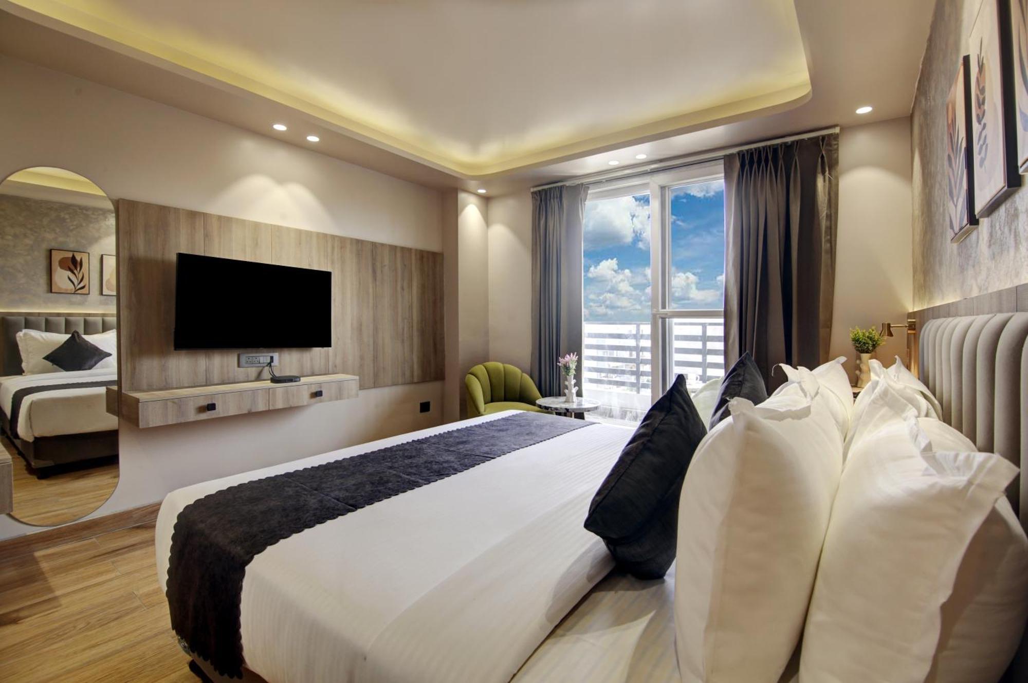 Saltstayz Premier - Near Golf Course Road & Sector 57 Gurgaon Zewnętrze zdjęcie