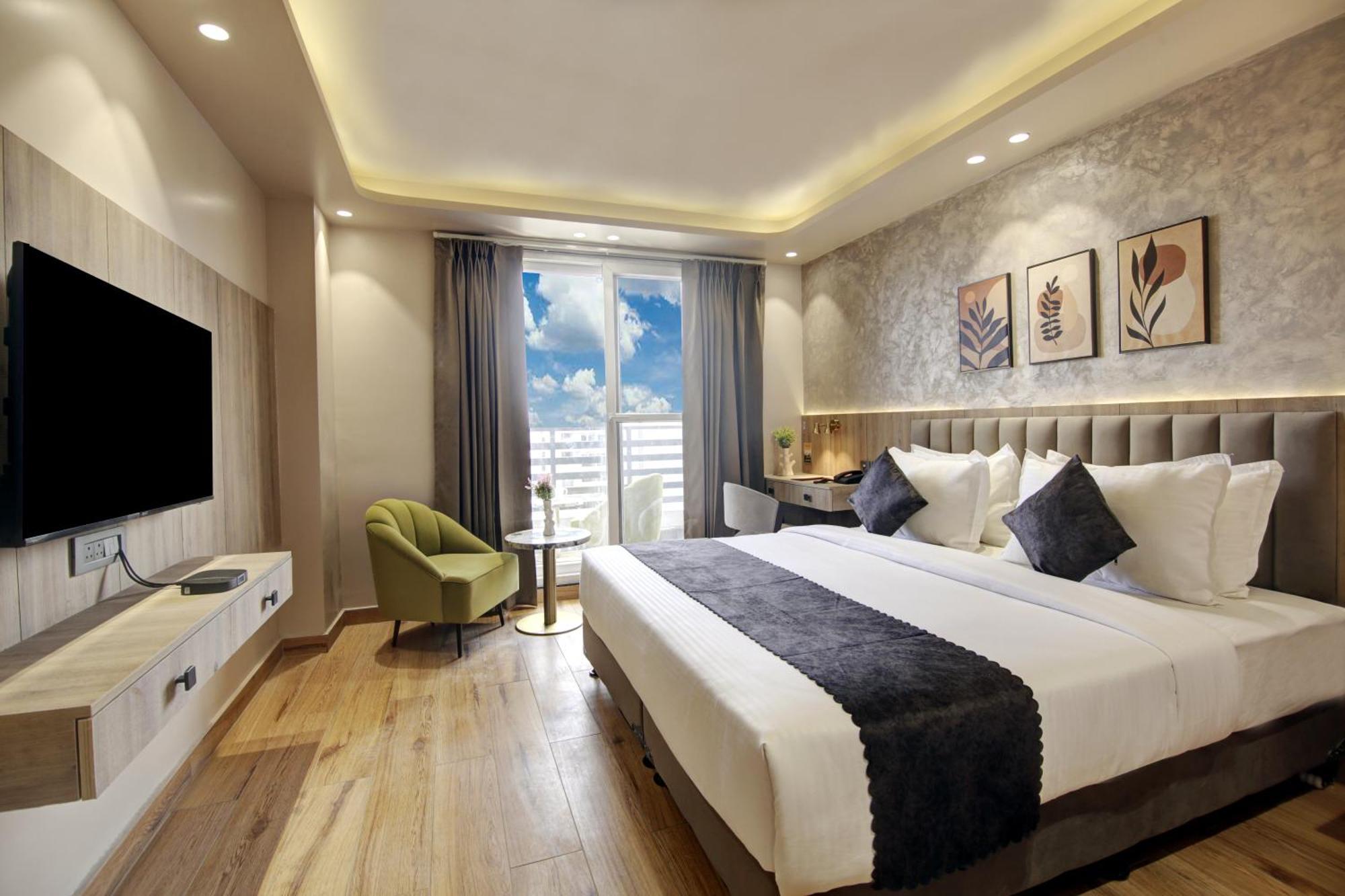 Saltstayz Premier - Near Golf Course Road & Sector 57 Gurgaon Zewnętrze zdjęcie